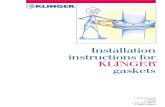 Installation Instructions for KLINGER Gaskets- Einbau_e