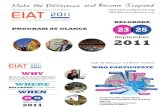 EIAT2011_Program at Glance