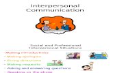 Interpersonal Communication Revised Notes