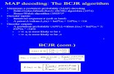 MAP decoding, BCJR algorithm