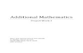 Additional Mathematics Project 2011