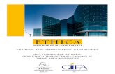 Ethica Training and Certification Capabilities