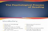 L3 the Psychological Process of Reading