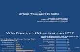 Urban Transport in India