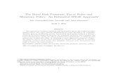 The Bond Risk Premium, Fiscal Rules and Monetary Policy - An Estimated DSGE Approach
