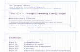 Introductory Course on C++