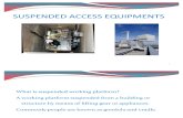 suspended access equipment (gondola)