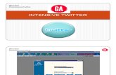 Intensive Twitter - Session 1