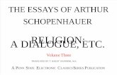 Schopenhauer Vol 3 Religion a Dialogue Etc