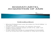 Bharati Airtel Acquisition of Zain