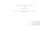 Miller Descr Set Theory and Forcing 2001