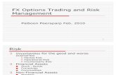 FX Options Trading and Risk Management 1 BS