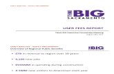Think BIG: User Fee Report