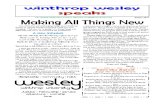 Winthrop Wesley Newsletter Summer 2011