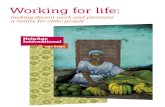Working for Life: Making Decent Work and Pensions A Reality for Older People