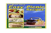 21 Must Have Easy Picnic Recipes eCookbook
