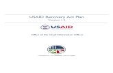 USAID Agency Wide Recovery Act Plan