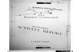 XXI Bomber Command, Monthy Activity Report 1 July 1945