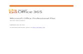 Microsoft Office Professional Plus Service Description