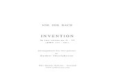 Bach Invention for Two Guitars