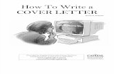 How to Write a Cover Letter 2005