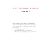 Lighting Calculations III