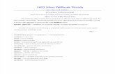 13531332 1853 Most Difficult Words for GRE CAT GMAT