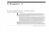Chapter 2 - Land Application of Biosolids