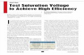 test Saturation Voltage