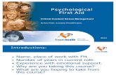 Psychological First Aid 2010