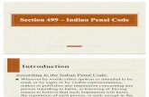 Section 499 – Indian Penal Code