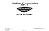 Vibesware Guitar Resonator GR-1 User Manual