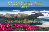 California County Health Status Profiles 2011