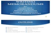 Chapter 5 (Designing and Writing Memorandums)