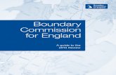 Boundary Commission for England - Guide to the 2013 Constituency Boundaries Review