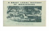 A Brief Legal History of Marihuana