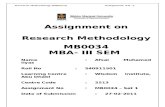 MB0034(Research Methodology)...