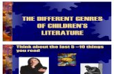 Purposes 4 Reading Literary Genres