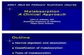 Malabsorption A Clinical Approach
