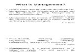 What is Management Unit-1