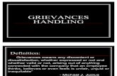 Greivances Handling