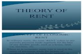 Theory of Rent