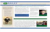 May Bailey Institute Newsletter