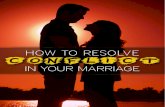 Resolve Conflict in Your Marriage