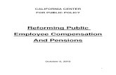 Reforming Public Employee Compensation Pensions