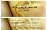 Impact of Eco-Friendly Products on Consumer Behavior