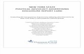 Common Cause-ny -- Disclosure Report Card[1]