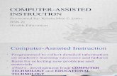 2. Computer-Assisted Instruction