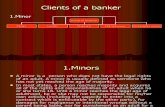 Clients of a Banker