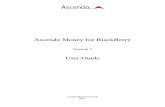 Ascendo Money V2 User Guide for Blackberry